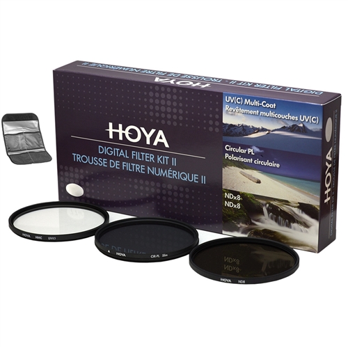 Hoya 72mm Digital Filter Kit II W/ UV HMC, Circular Polarizer And (NDX8 ...