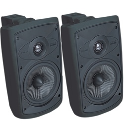 Niles OS6.5 6-Inch 2-Way High Performance Indoor Outdoor Black Speakers (Pair) (FG00994)