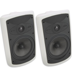 Niles OS7.5 7-Inch 2-Way High Performance Indoor Outdoor White Speakers (Pair) (FG00996)