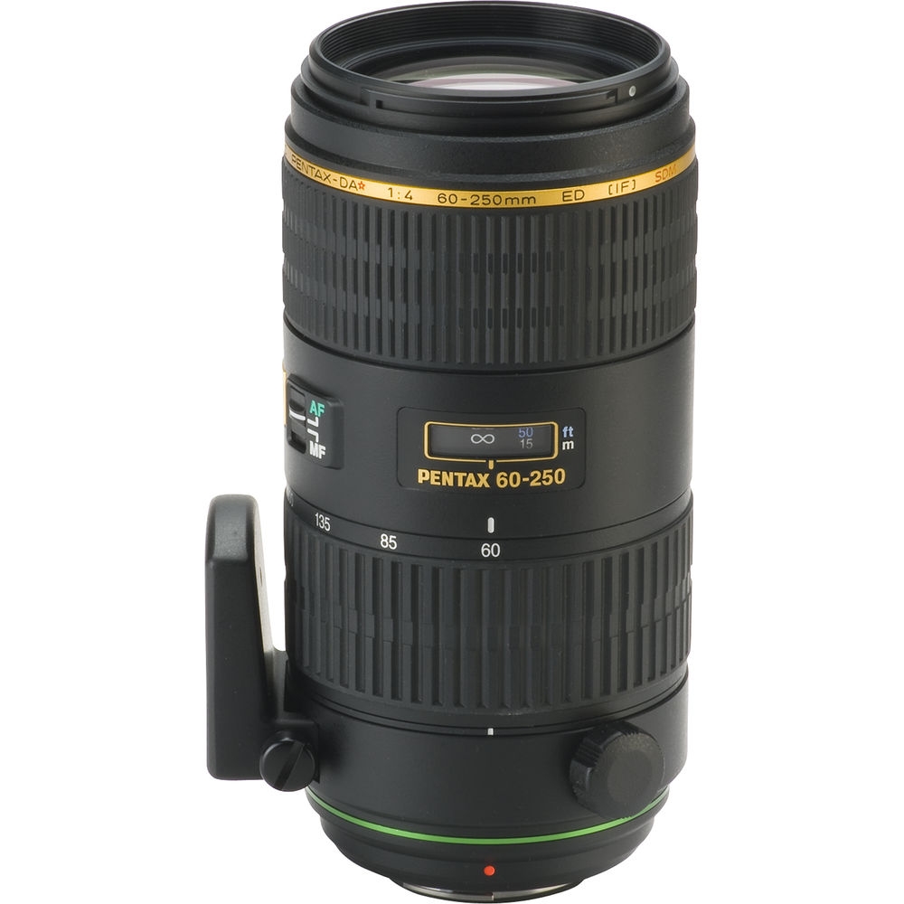 Pentax smc DA 60-250mm f/4 ED IF SDM Telephoto Zoom Lens for