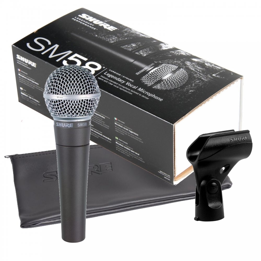 Shure SM58-LC Cardioid Dynamic Microphone