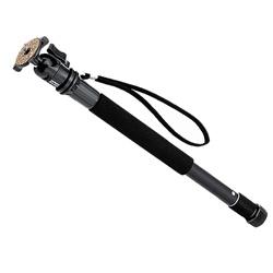 Velbon Ultra Stick M53 5-section Twist Lock Neoprene Monopod w/ Grip Strap