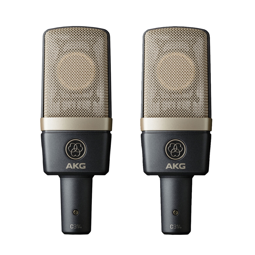 AKG C314 Matched Pair Stereo Set Professional Multi-Pattern